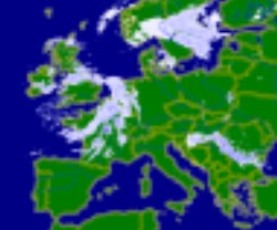 Precipitation over Western Europe